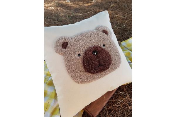 Ayıcık Bob Kırlent Kılıfı