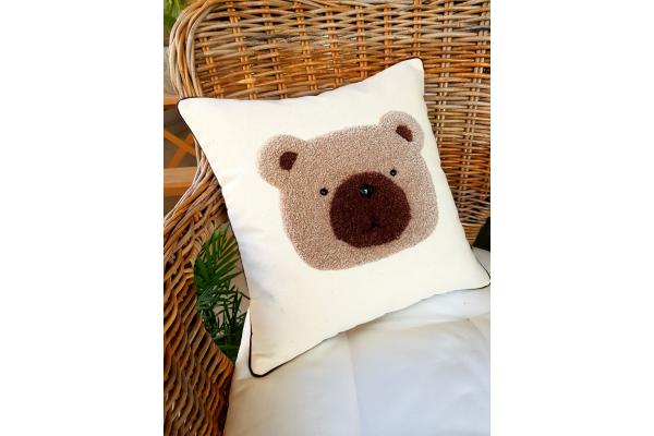 Ayıcık Bob Kırlent Kılıfı