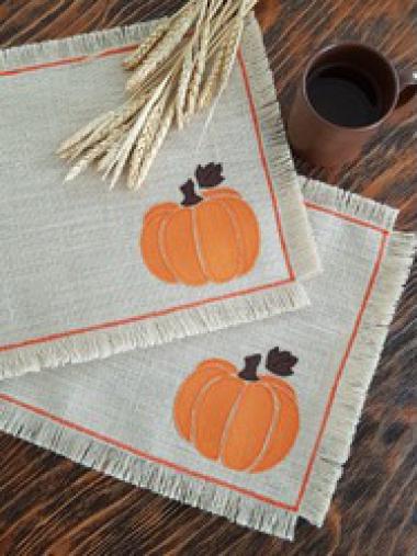 Balkabağı Desen Amerikan Servis 