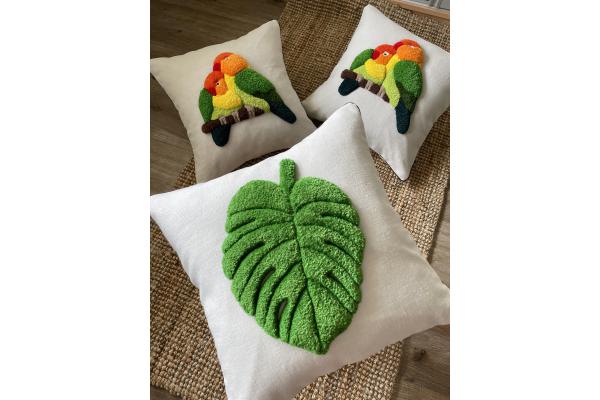 Deve Tabanı Kırlent Kılıfı