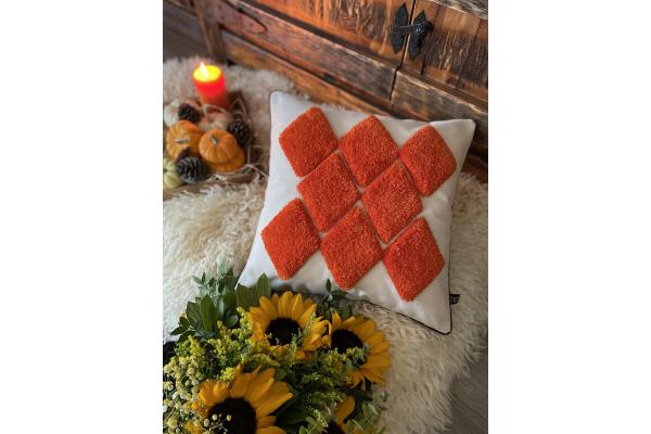 Karo Kırlent Kılıfı