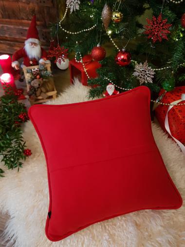 Kaşe Kumaş Dore Merry Chistmas Kırlent Kılıfı