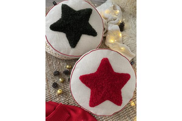 Kırmızı Yıldız Bisküvi Kırlent