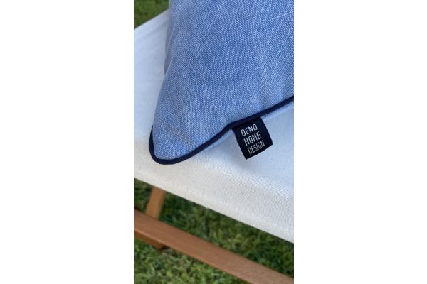 Lacivert Çapa Kırlent Kılıfı