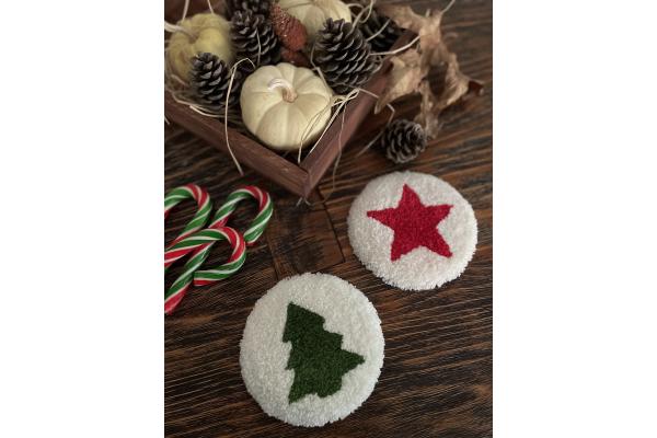 Noel İkili Bardak Altlığı