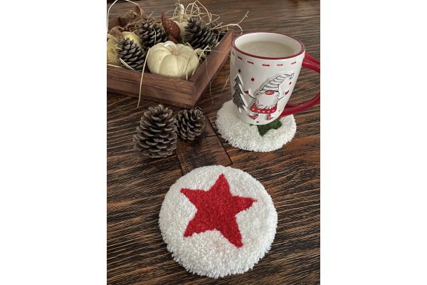 Noel İkili Bardak Altlığı