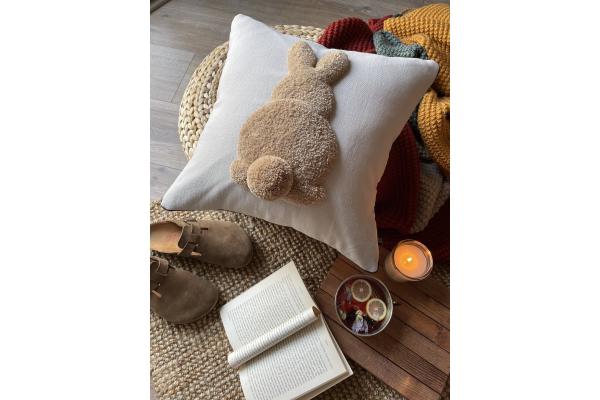 Tavşan Kırlent Kılıfı