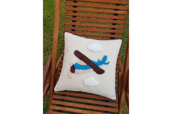 Uçak Kırlent Kılıfı