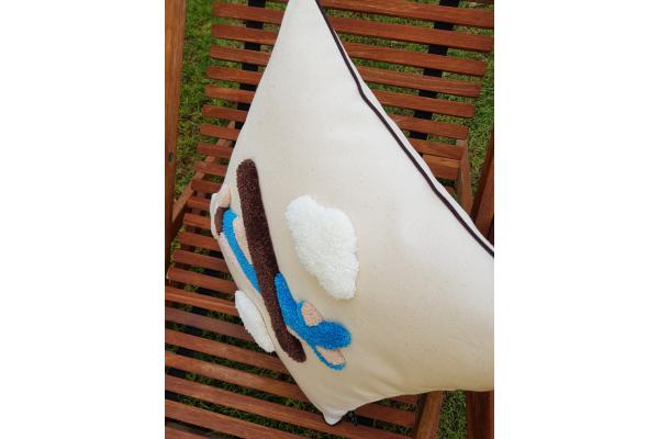 Uçak Kırlent Kılıfı