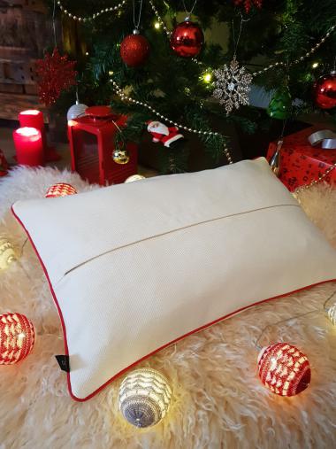 Yeni Yıl Süsleri Kırlent Kılıfı