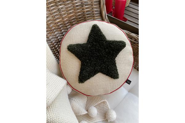 Yeşil Yıldız Bisküvi Kırlent